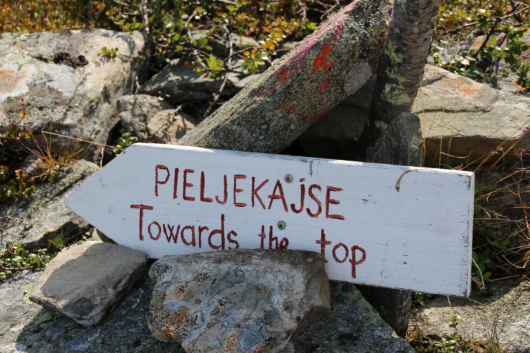 Pieljekajse towards the top